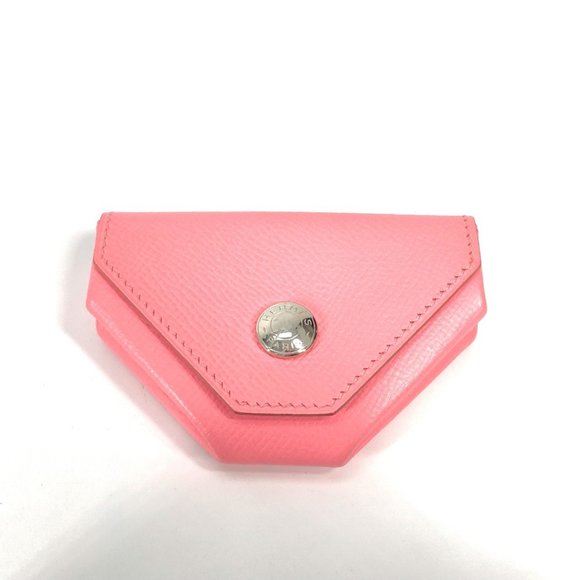 HERMES Pink Leather Wallet - Picture 1 of 11